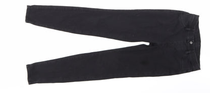 UNI QLO Womens Black   Straight Jeans Size S L27 in