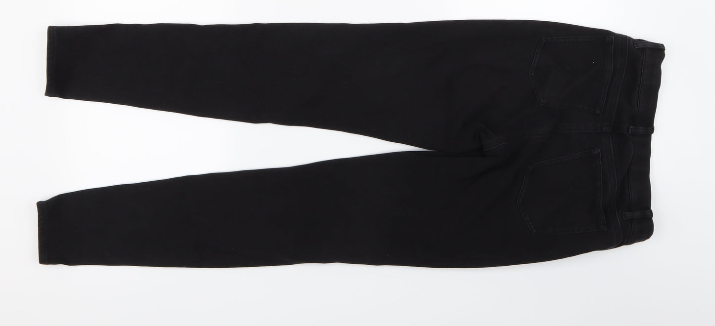 UNI QLO Womens Black   Straight Jeans Size S L27 in
