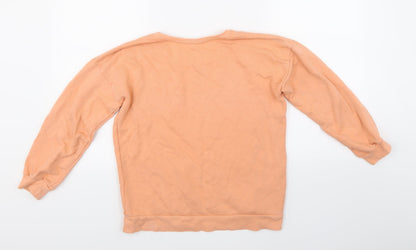 Mango Girls Pink   Pullover Sweatshirt Size 11-12 Years