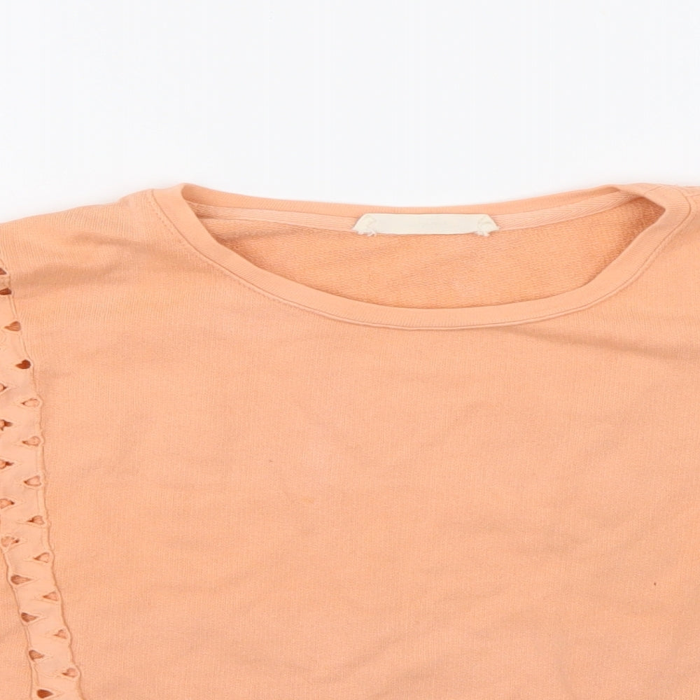 Mango Girls Pink   Pullover Sweatshirt Size 11-12 Years