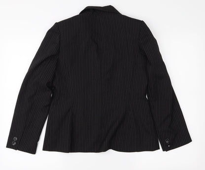 Dorothy Perkins Womens Black Striped  Jacket Suit Jacket Size 12