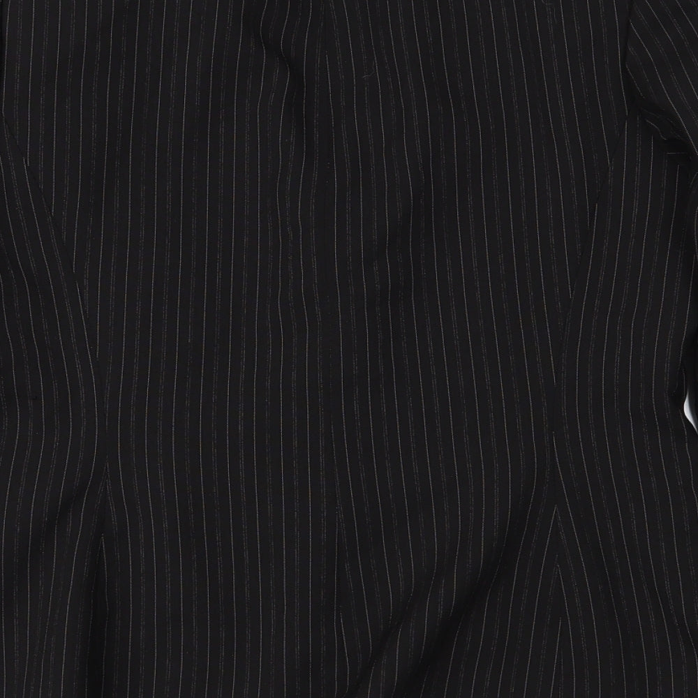 Dorothy Perkins Womens Black Striped  Jacket Suit Jacket Size 12