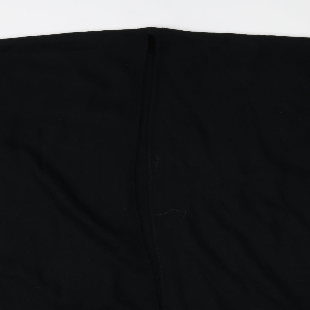 Womens UK Size One Size Preworn Black Overcoat