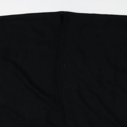 Womens UK Size One Size Preworn Black Overcoat