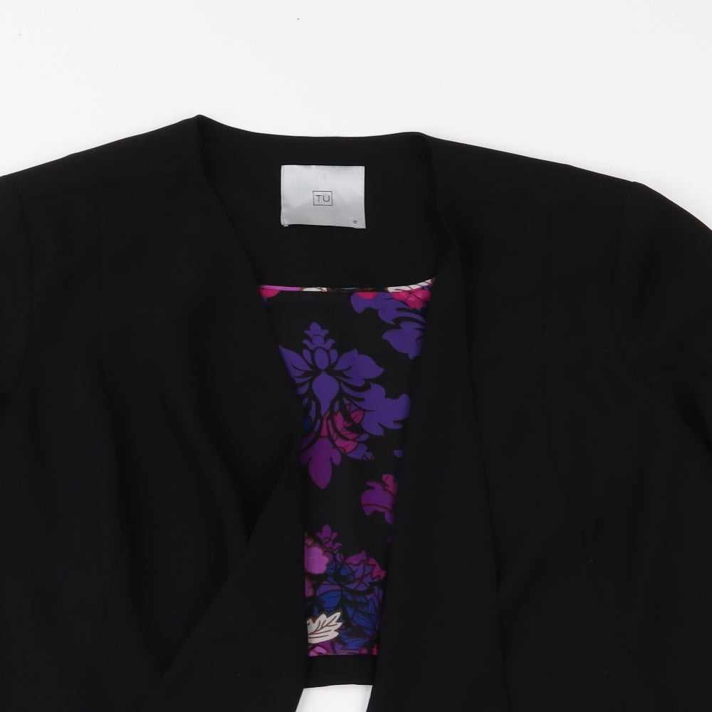 TU Womens Black   Jacket  Size 8