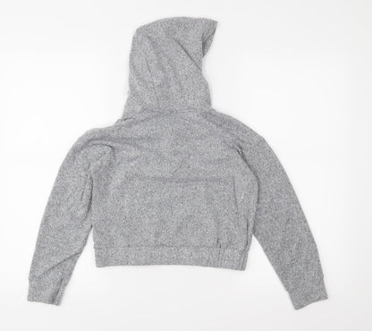 Primark Girls Grey  Jersey Pullover Hoodie Size 10-11 Years
