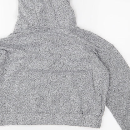 Primark Girls Grey  Jersey Pullover Hoodie Size 10-11 Years