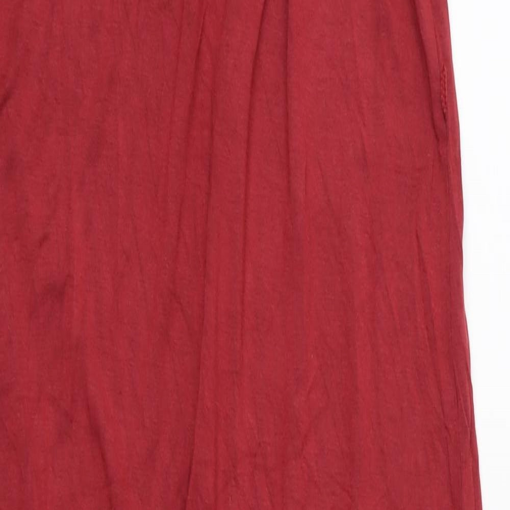 Oasis Womens Red  Jersey Maxi  Size XS