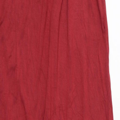 Oasis Womens Red  Jersey Maxi  Size XS