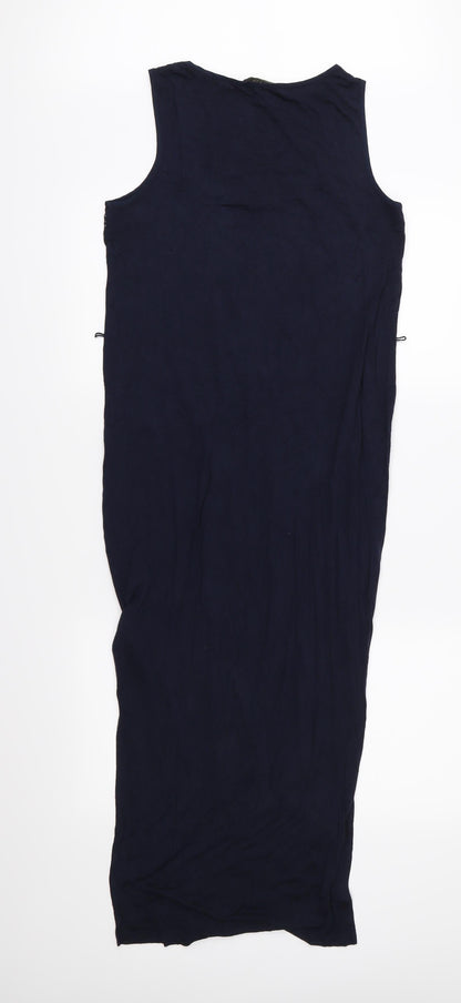 Oasis Womens Blue  Jersey Maxi  Size XS