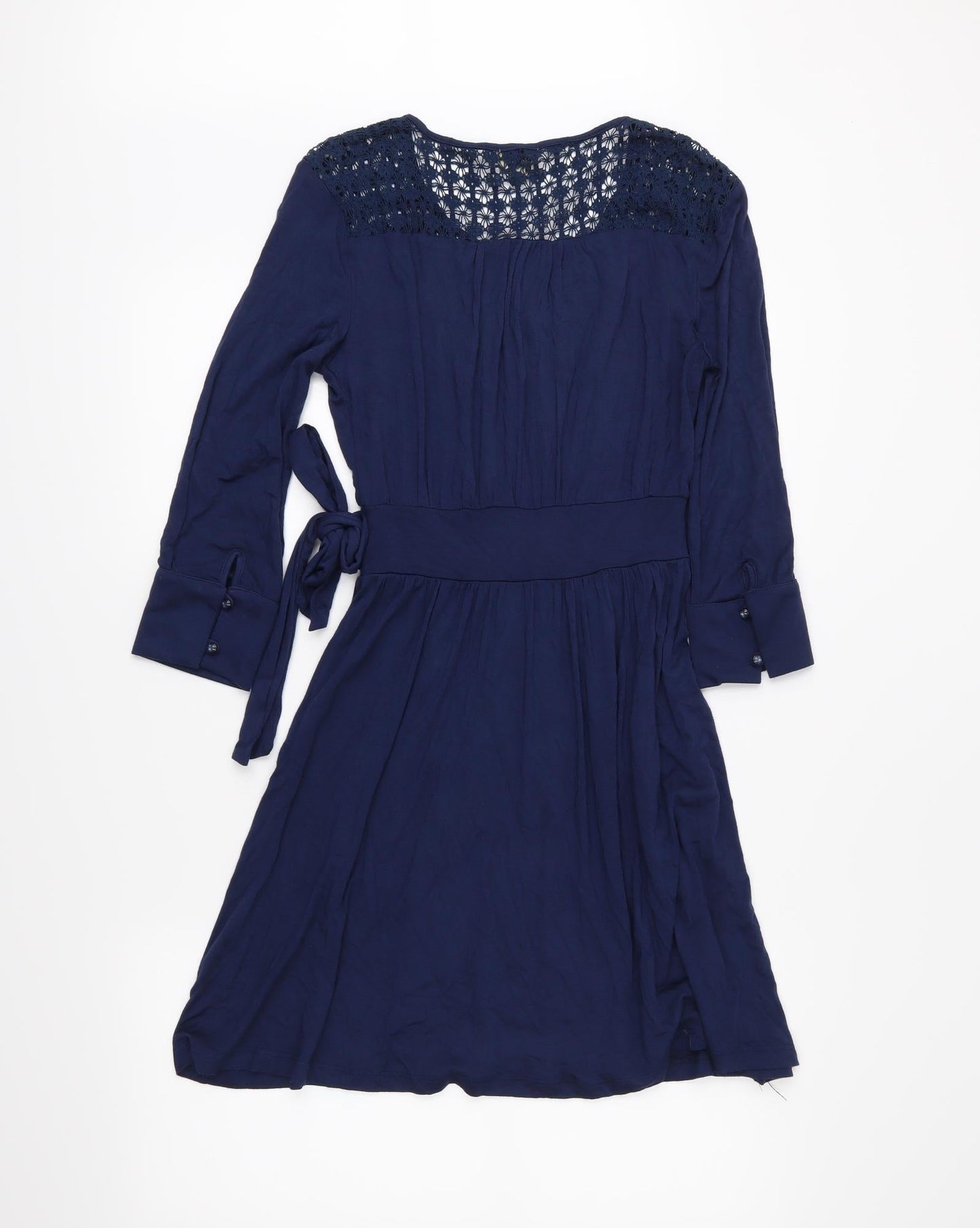 Ella Moss Womens Blue  Jersey Fit & Flare  Size 4