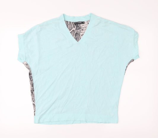 Womens UK Size M Dunnes Stores Green Basic Blouse