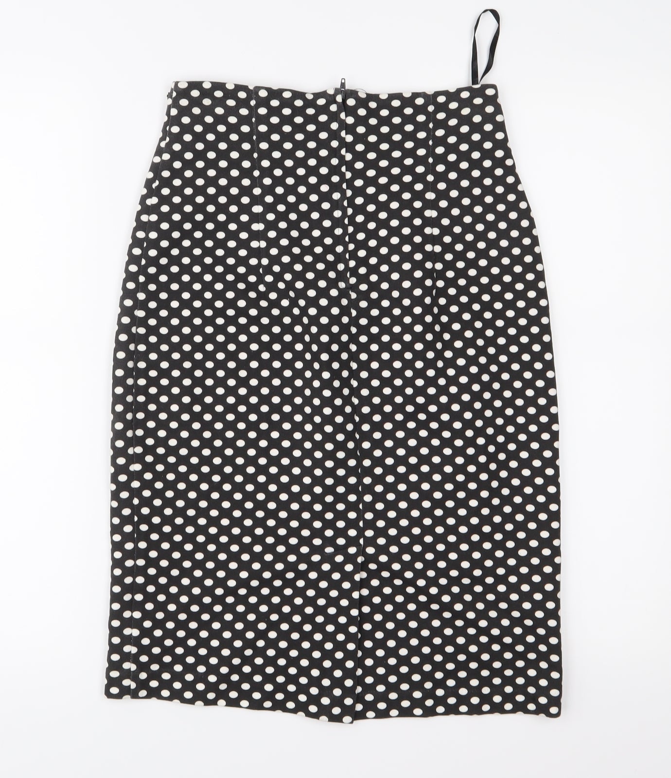 Pringle Womens Black Polka Dot  Straight & Pencil Skirt Size S