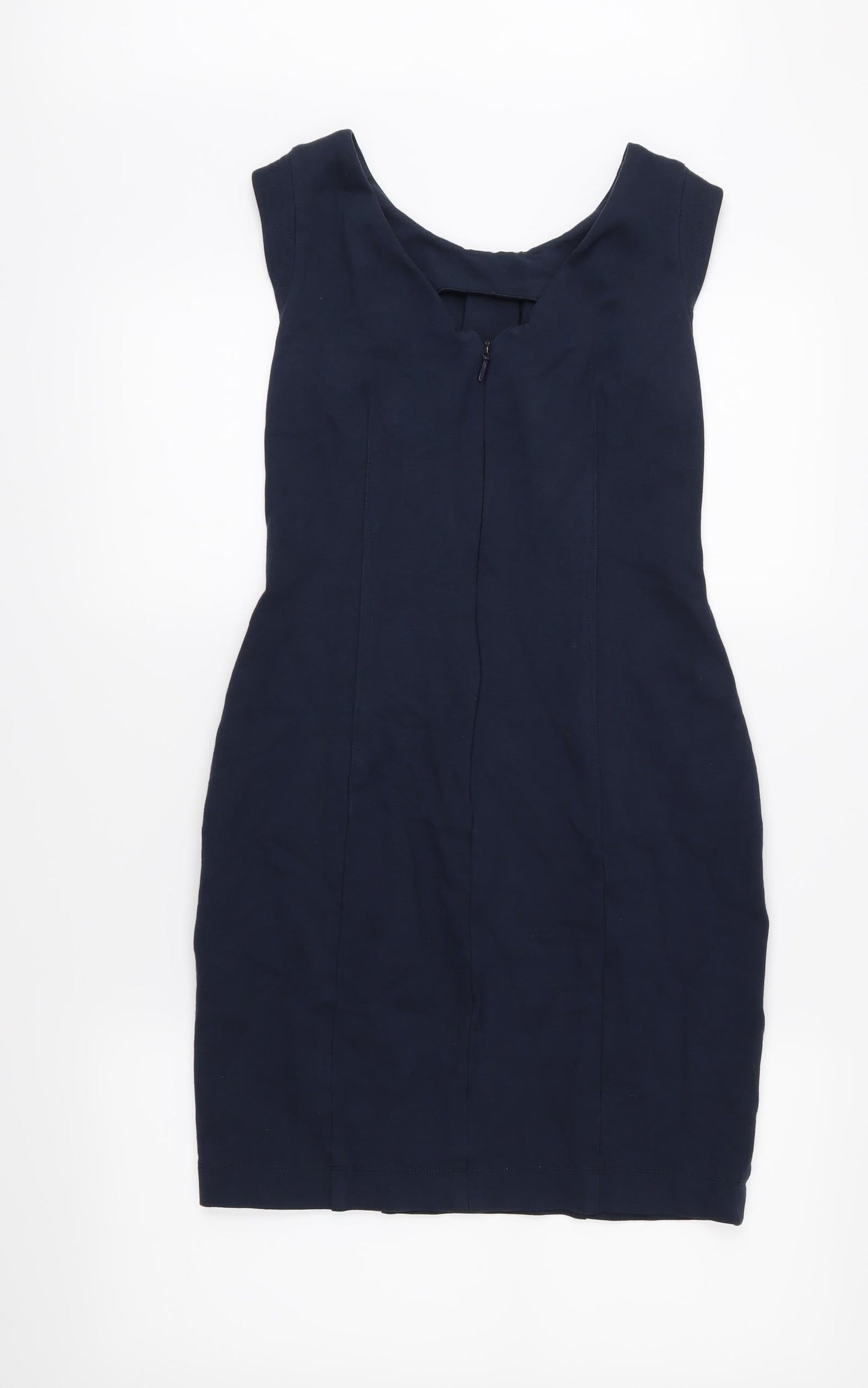 Preworn Womens Blue  Jersey Pinafore/Dungaree Dress  Size M