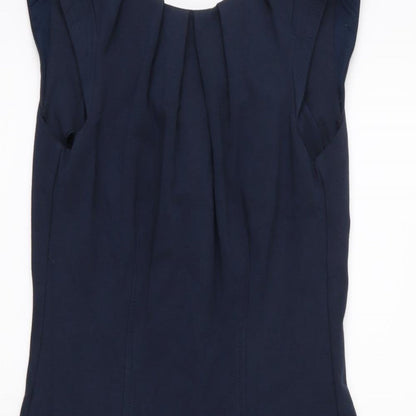Preworn Womens Blue  Jersey Pinafore/Dungaree Dress  Size M