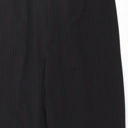 Womens UK Size 20 Preworn Regular Fit  Black Trousers