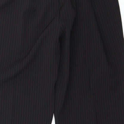 Womens UK Size 20 Preworn Regular Fit  Black Trousers