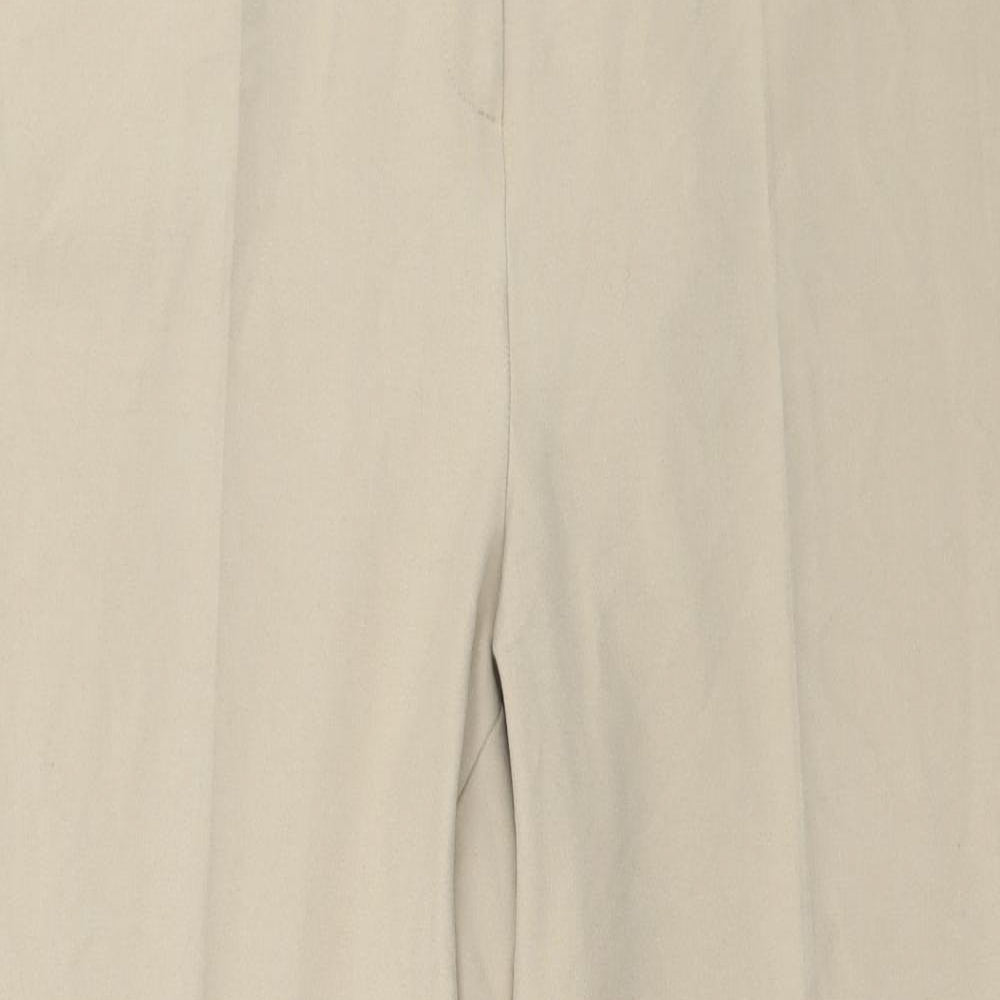 Womens UK Size 38 in Preworn Regular Fit  Beige Trousers