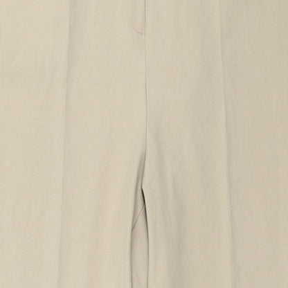 Womens UK Size 38 in Preworn Regular Fit  Beige Trousers