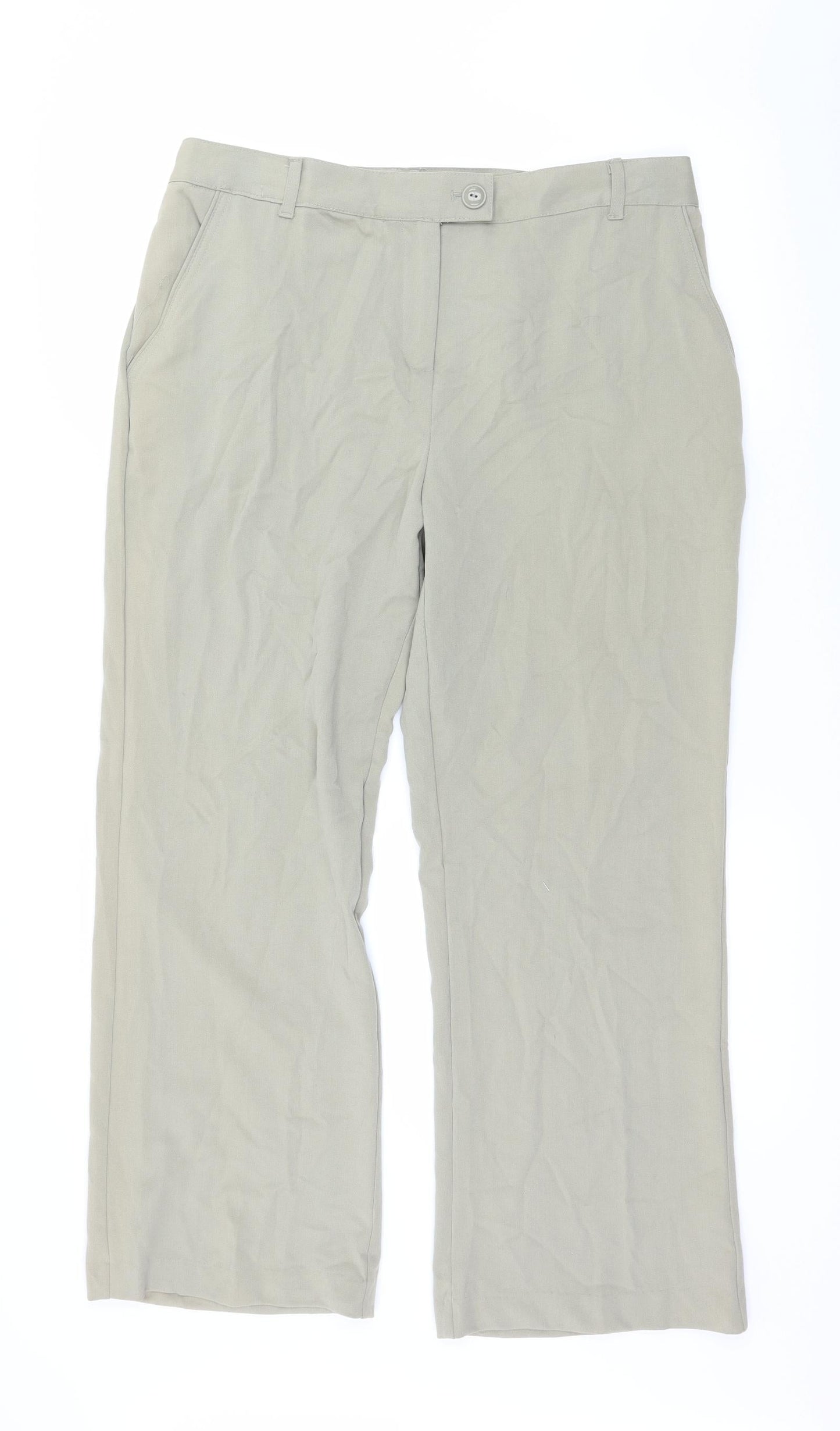 Womens UK Size 16 Anna Rose Regular Fit  Beige Trousers