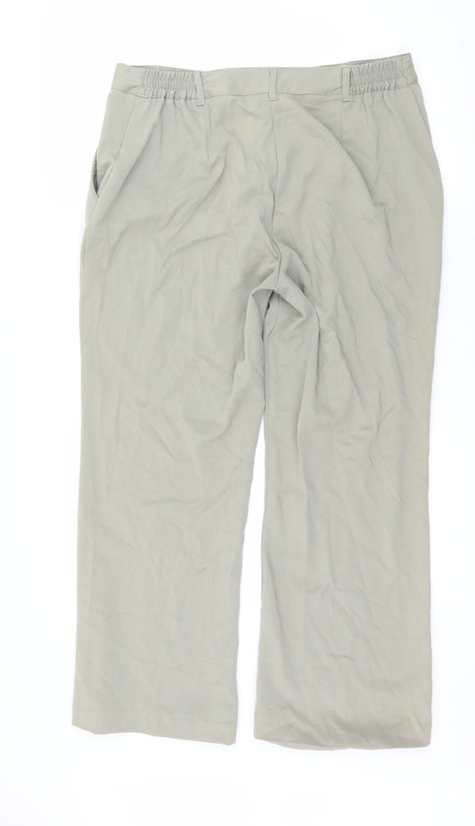 Womens UK Size 16 Anna Rose Regular Fit  Beige Trousers