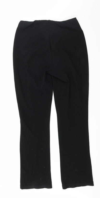 Blue Mist Womens Black   Trousers  Size 10 L29 in