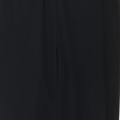 Blue Mist Womens Black   Trousers  Size 10 L29 in