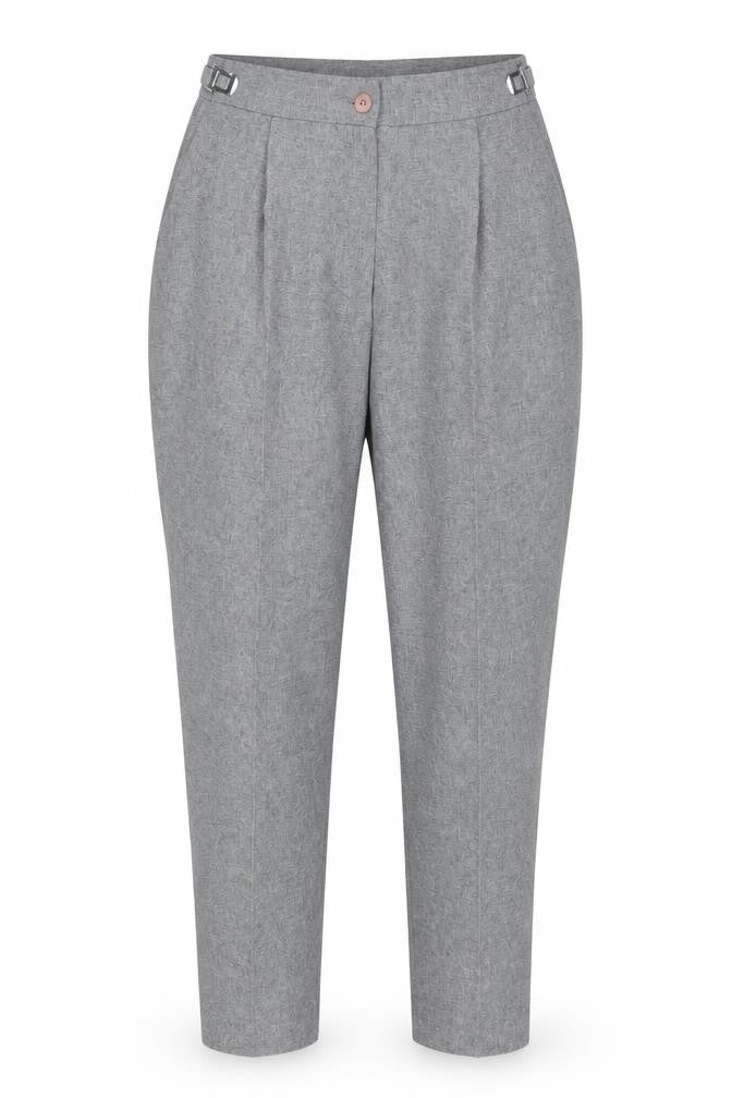 Womens UK Size 14 Slimma Regular Fit  Grey Trousers