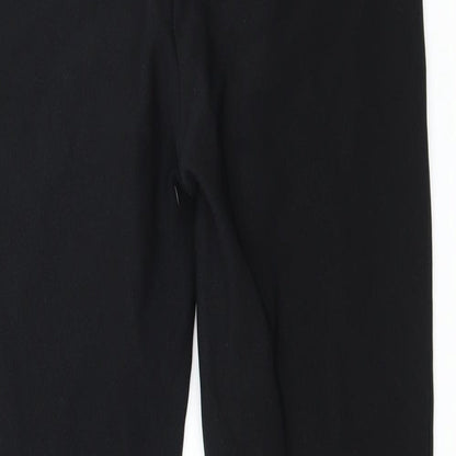 Womens UK Size 10 Preworn Regular Fit  Black Trousers