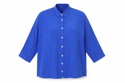 Marks & Spencer Womens Blue   Basic Blouse Size 8