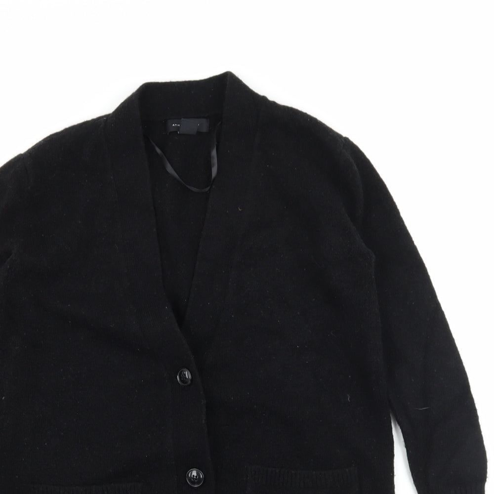 Atmosphere Womens Black  Knit Cardigan Jumper Size 6