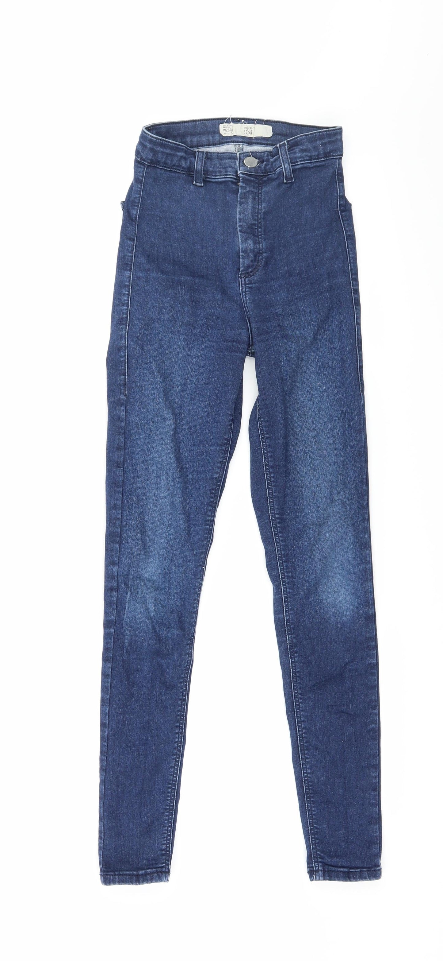 Womens UK Size 26 in Topshop Regular Fit Skinny Blue Jeans