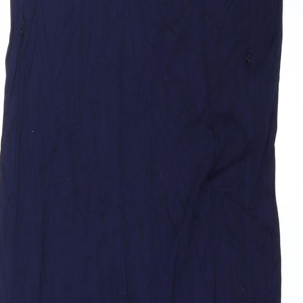 Oasis Womens Blue  Jersey Maxi  Size S