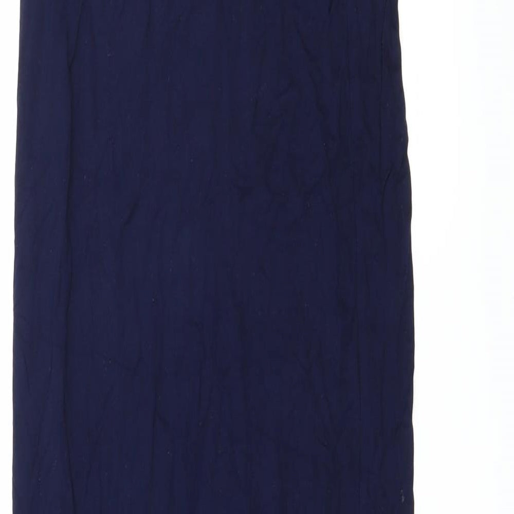 Oasis Womens Blue  Jersey Maxi  Size S