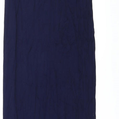 Oasis Womens Blue  Jersey Maxi  Size S