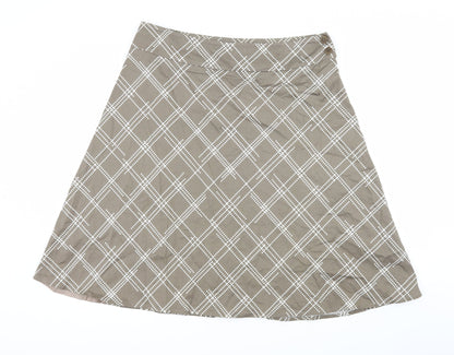 Coast Womens Brown   Flare Skirt Size 16
