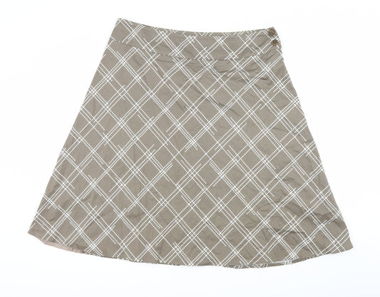 Coast Womens Brown   Flare Skirt Size 16