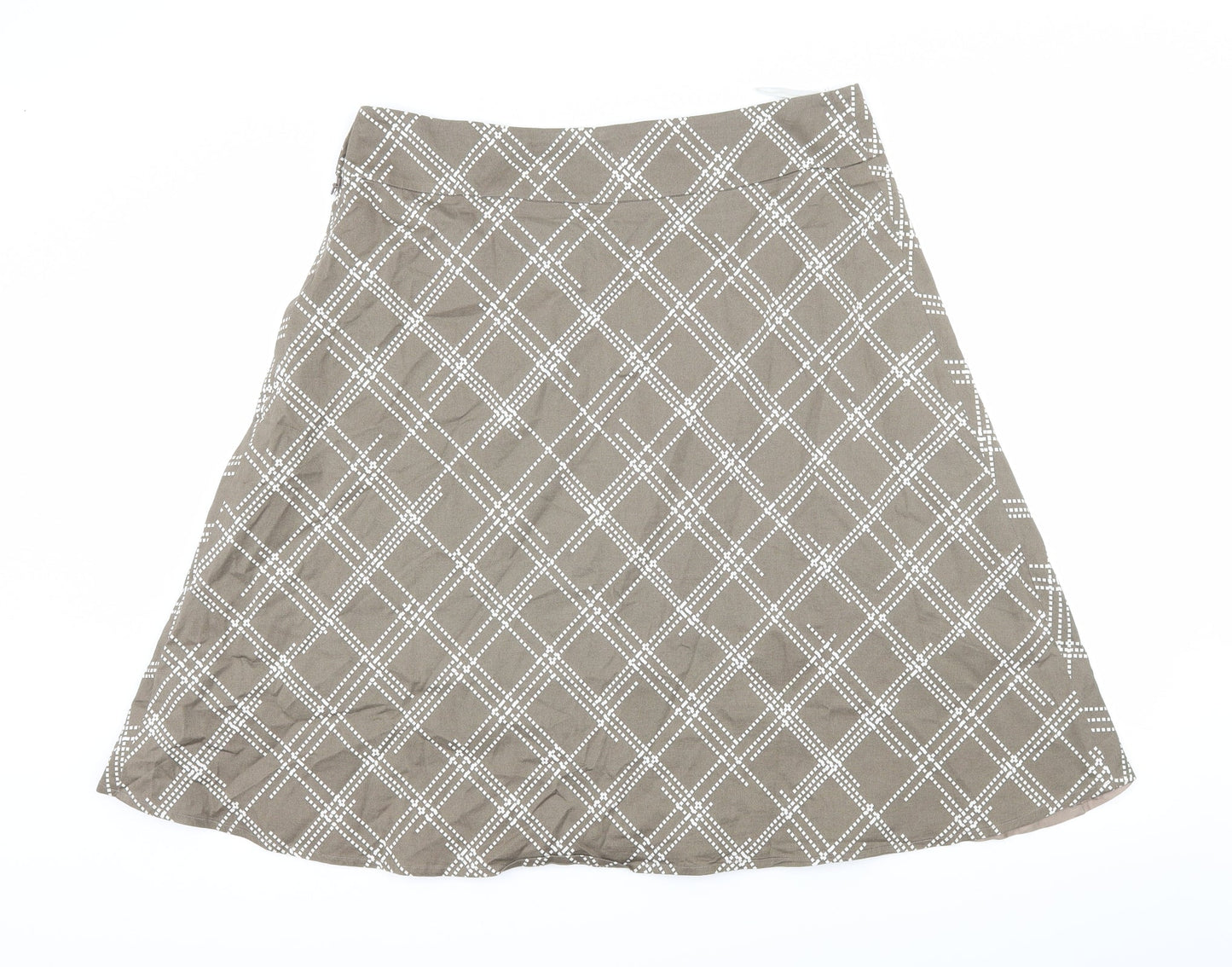 Coast Womens Brown   Flare Skirt Size 16