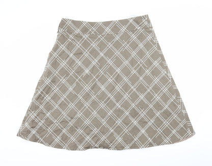 Coast Womens Brown   Flare Skirt Size 16