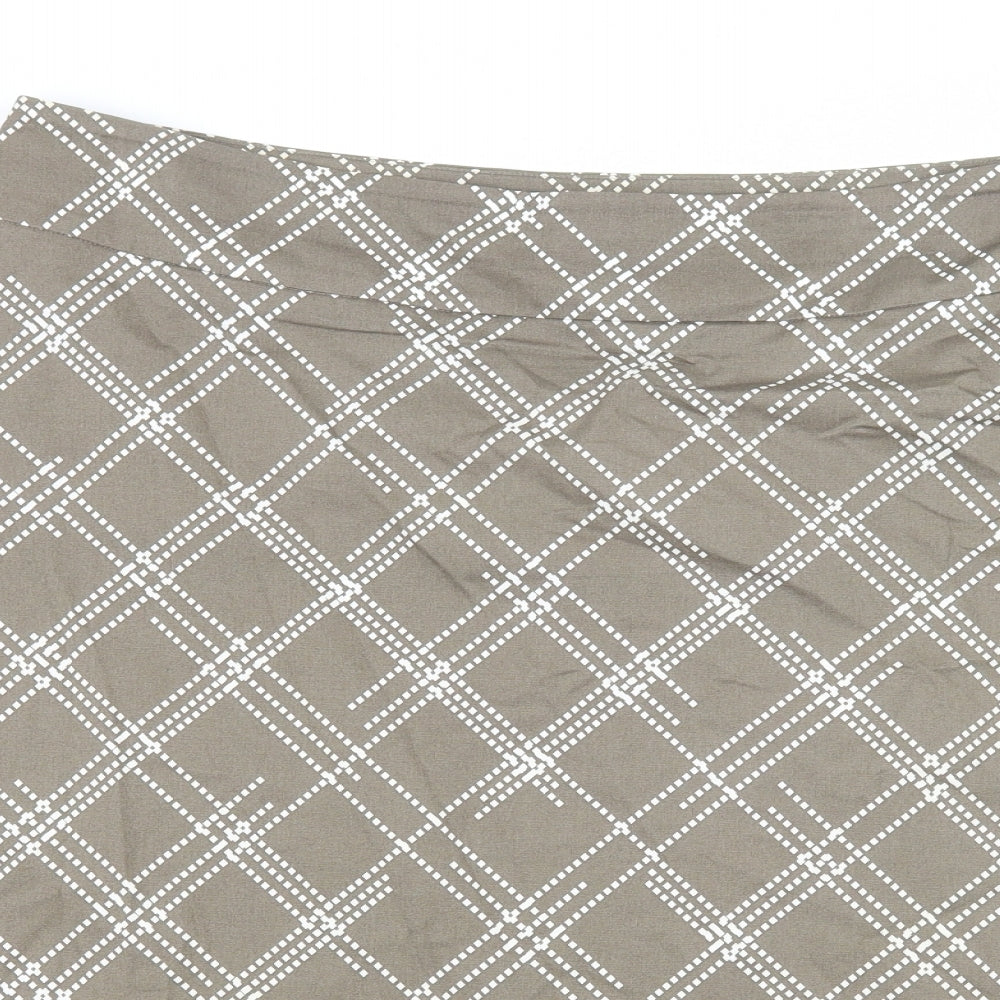 Coast Womens Brown   Flare Skirt Size 16