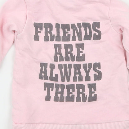 Marc Jacobs Girls Pink  Jersey Pullover Jumper Size 0-3 Months  - Snoopy