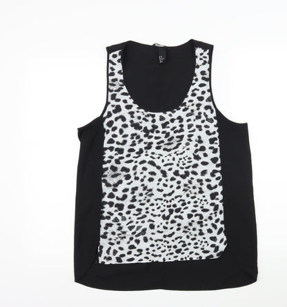 Womens UK Size 12 H&M Black Camisole Tank