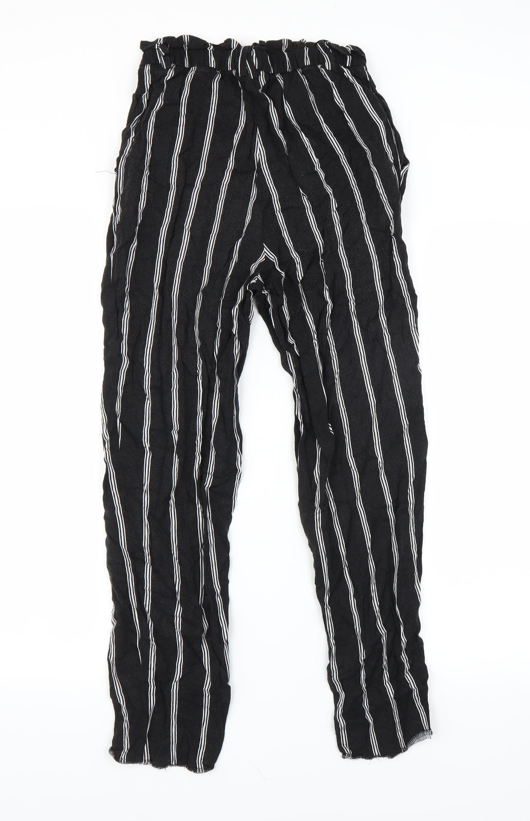 Womens UK Size 6 H&M Regular Fit  Black Trousers