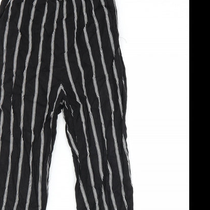 Womens UK Size 6 H&M Regular Fit  Black Trousers