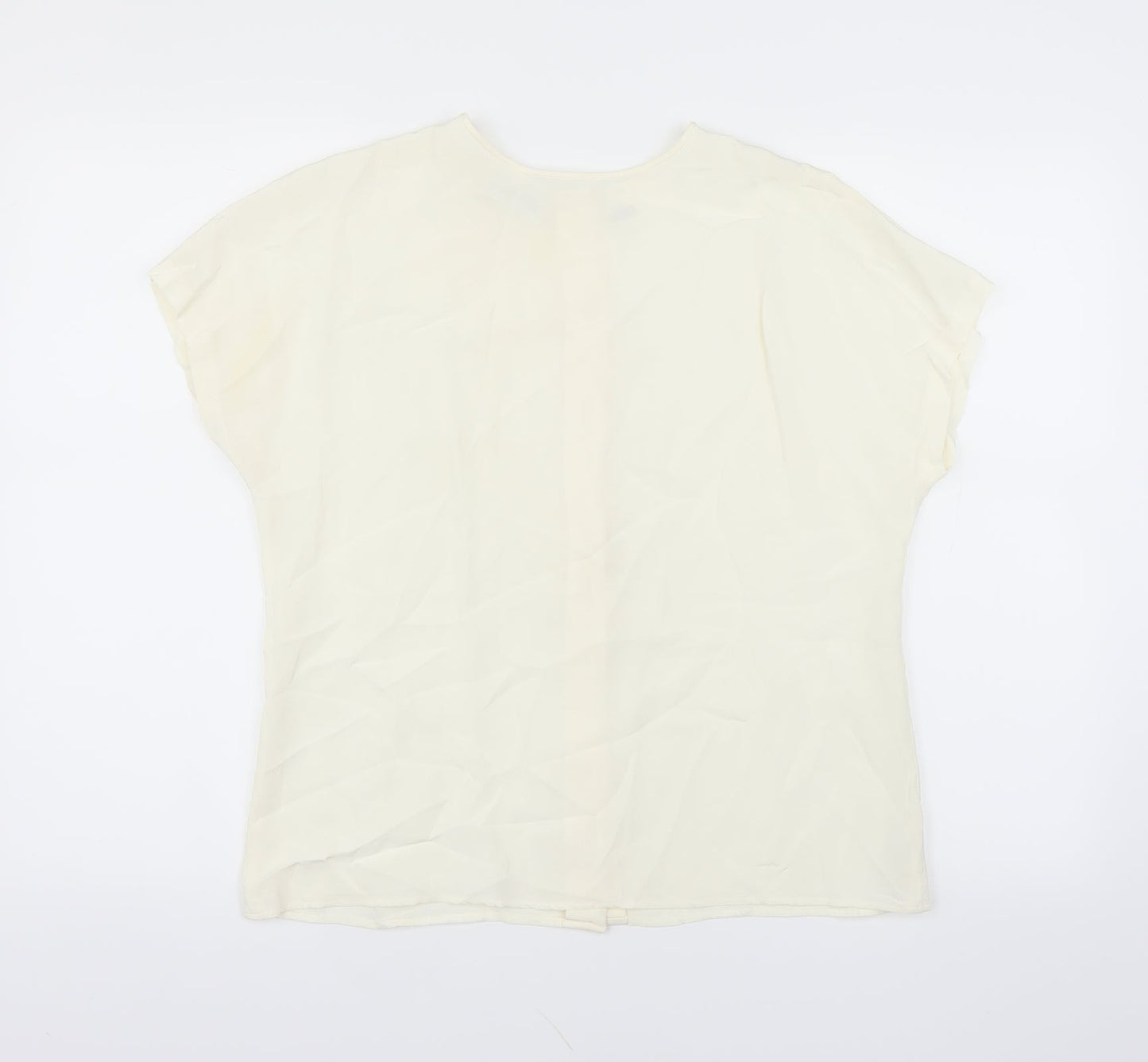 Liz Claiborne Womens Beige   Basic Blouse Size 8