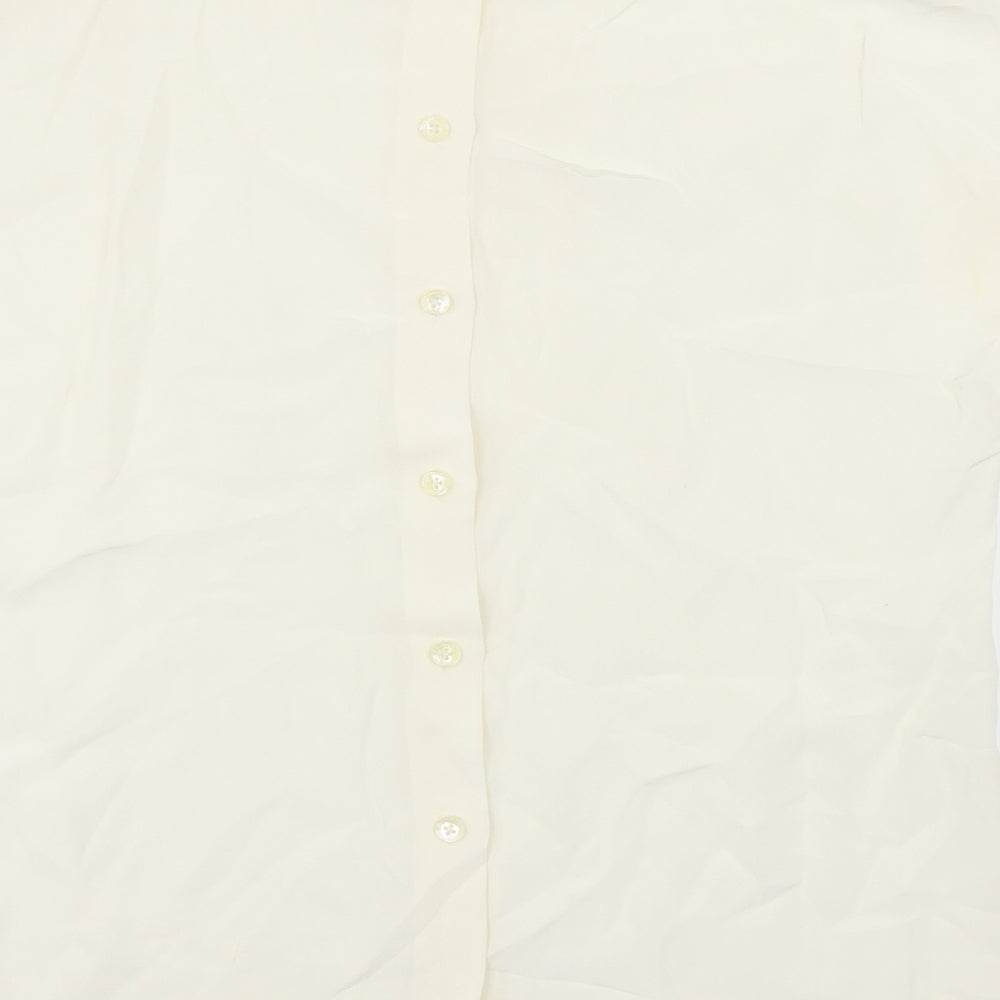 Liz Claiborne Womens Beige   Basic Blouse Size 8