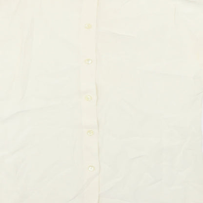 Liz Claiborne Womens Beige   Basic Blouse Size 8