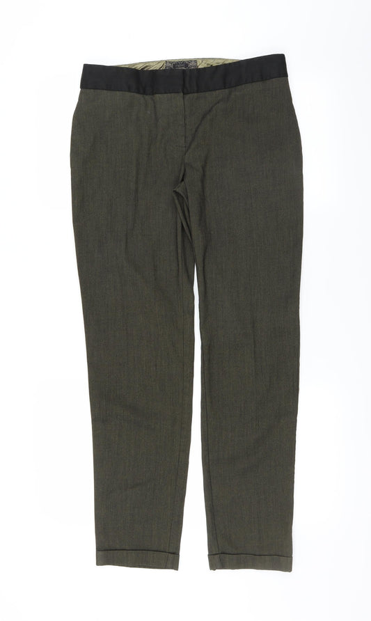 NEXT Womens Green   Trousers  Size 10 L29 in