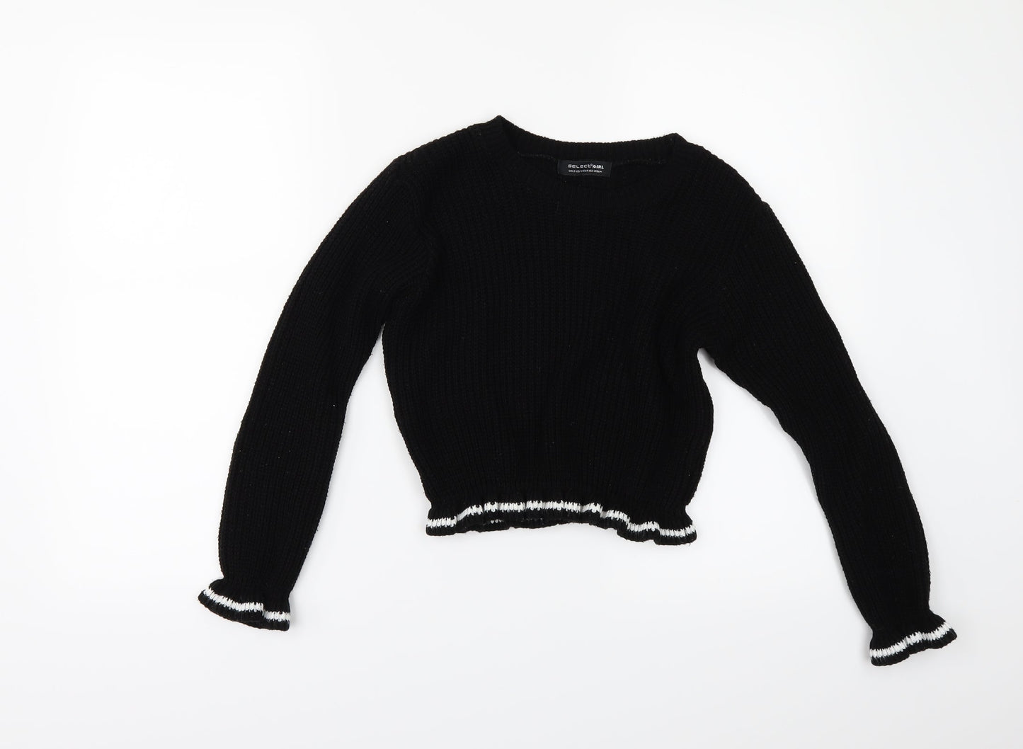 Select Womens Black   Pullover Jumper Size 12