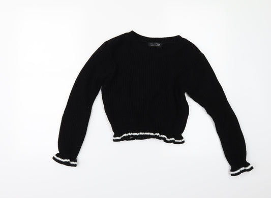 Select Womens Black   Pullover Jumper Size 12